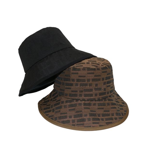 

designer bucket hats for women mens headgear fashion brand hat cap beanie casquettes in black khaki colors, Blue;gray