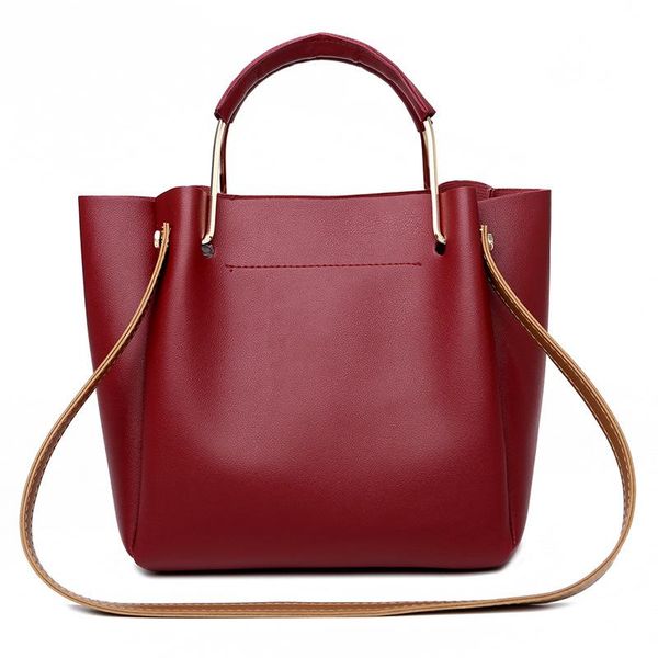 

large women's bag capacity shoulder bags pu leather ladies wild sac a main femme cross body