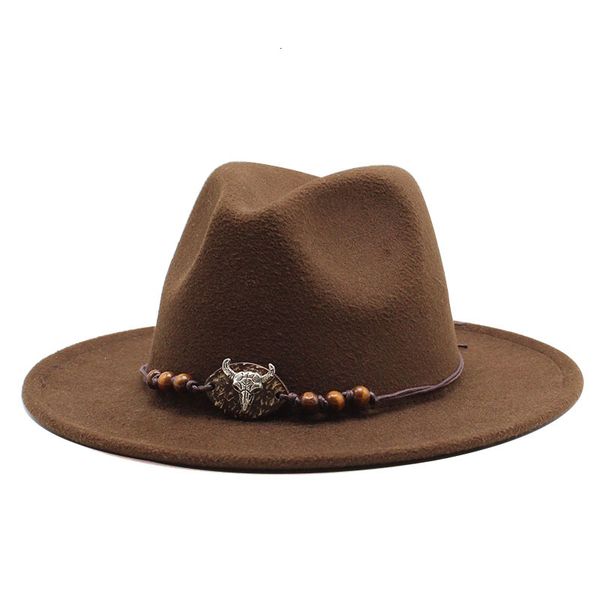 

berets wide brim wool felt jazz fedora hats panama style women ladies trilby gambler hat fashion party cowboy sunshade cap owd8, Blue;gray