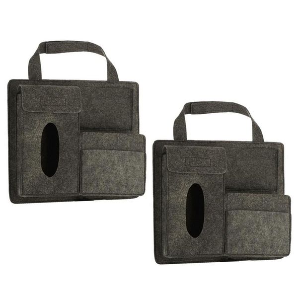 

car organizer 2pcs multifunctional organisers storage bags felt seat back pouches