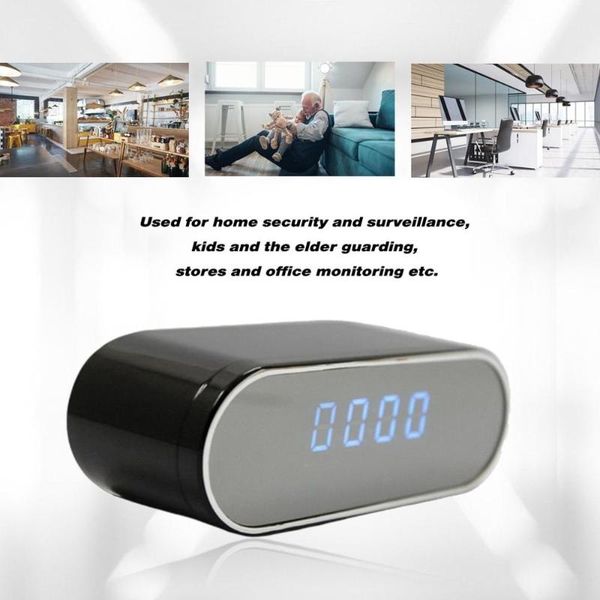

mini cameras z10 high definition 1080p wireless wifi ip camera motion security alarm clock ir night vision