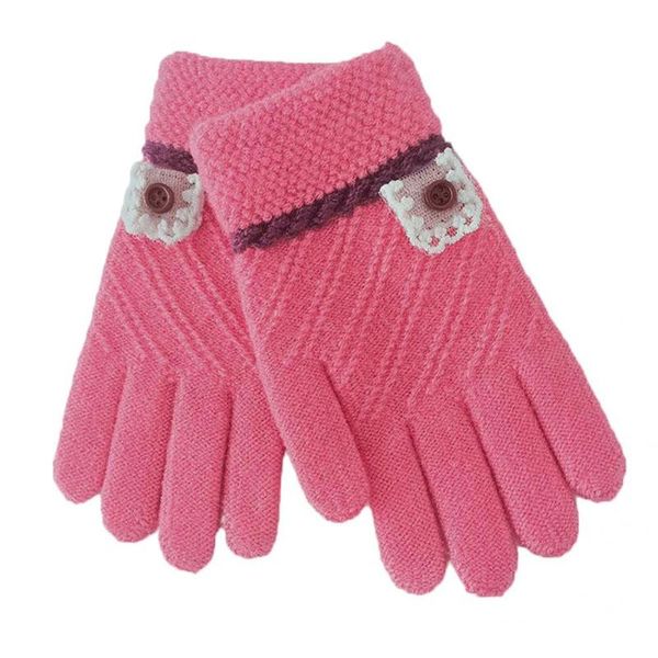 

children's mittens 1 pair outdoor gloves great children stretchy warm breathable non-slip child, White