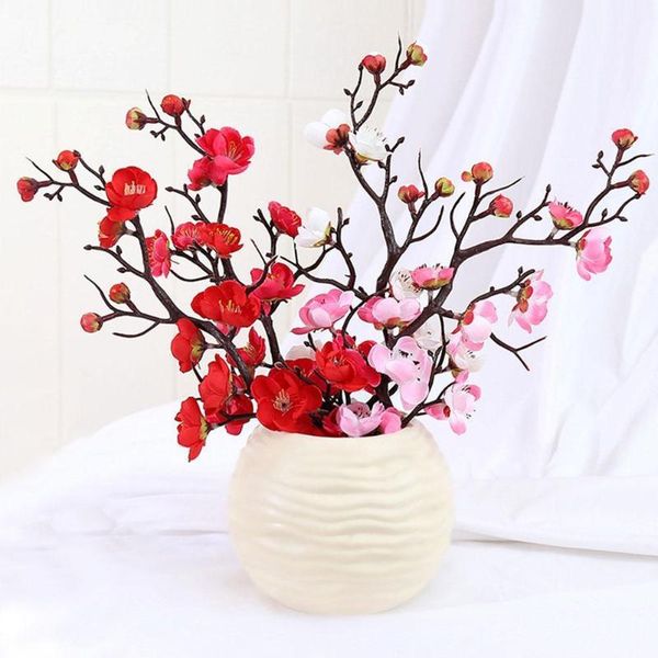 

decorative flowers & wreaths artificial plant plum blossom chinese style small winter flower home decoration silk