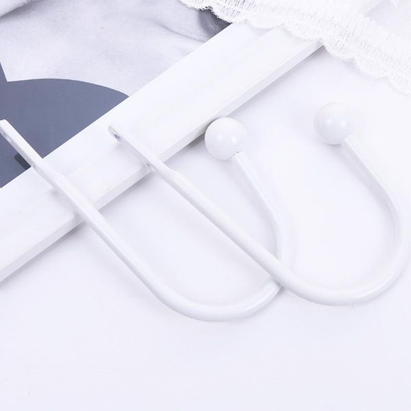 

other home decor u shaped round head wall hanging curtain hook heavy duty with screws decoration holdback 2pcs