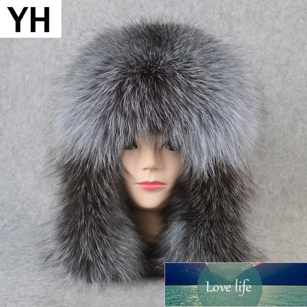 

outdoor winter russian real fur hat warm soft quality real raccoon fur bombers cap luxury real sheepskin leather hats factory price expert d, Blue;gray