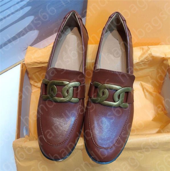 

2021 type men's and women's spring fall loafer flat shoes retro texture metal buckle microfiber leather rubber outsole, Black