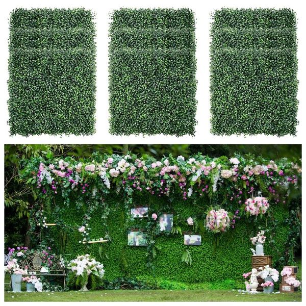 

decorative flowers & wreaths 5/10/15pcs 60*40*4cm artificial grass simulated lawn turf simulation plants uv protected outdoor indoor use hom