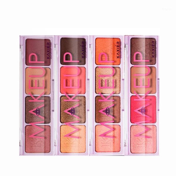 

four colors eye shadow mute big color plate waterproof non staining pearlescent grapefruit color1
