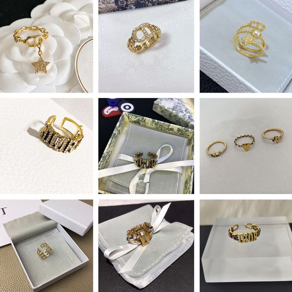 

design jewelry fashion stars same letter pearl ring cyk5, Silver