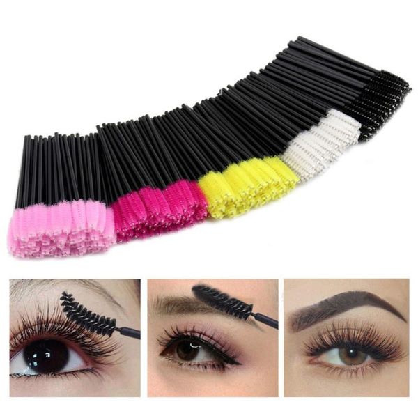

makeup brushes 50pcs disposable eyelash brush mascara applicator and eyebrow set natural extension maquiagem