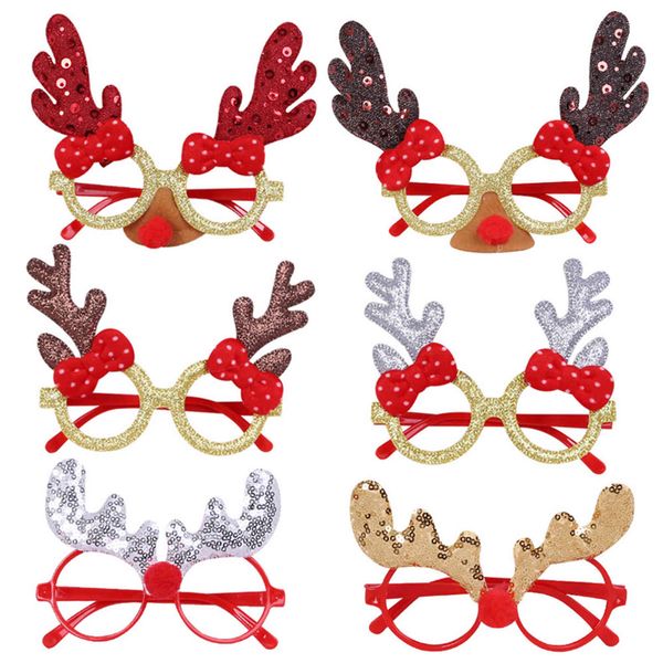 

party decoration golden powdered antler glasses toys gifts dressing props
