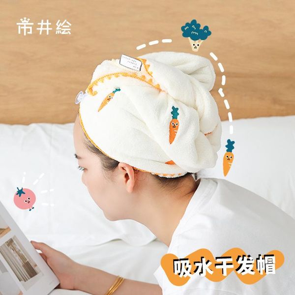 

towel embroidery reusable towels serviette microfiber quick drying wrap bathroom turban shower head wraps