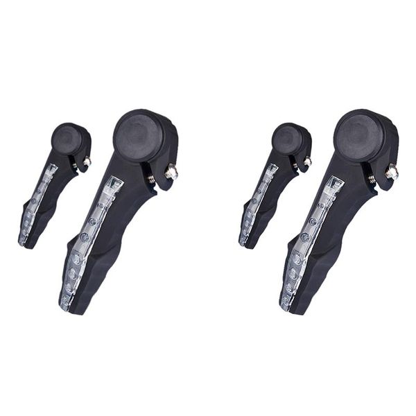 

golf training aids 1 pair bicycle steering light vice handlebar mountain bike cycling accessories black shell