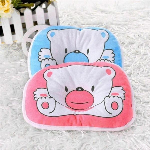 Cuscino Baby Memory Born Protezione della testa Cuscino di supporto per la cura della biancheria da letto correttiva per evitare che si appiattisca