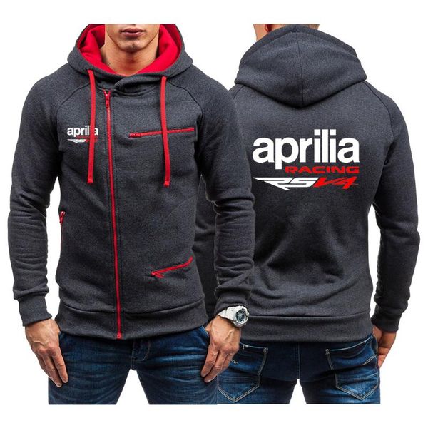 

men's hoodies & sweatshirts autumn 2021 aprilia racing rsv4 long sleeve decal design spring comfortable running sportswear, Black