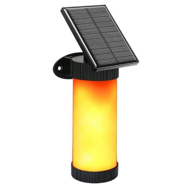 

solar lamps simulation flame wall lamp outdoor courtyard garden landscape human body induction led street light for door&yard