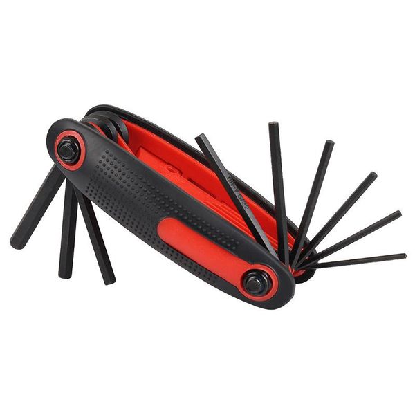 

hand tools weeks folding allen key multifunctional hex torque wrench bicycle repair portable pocket tool