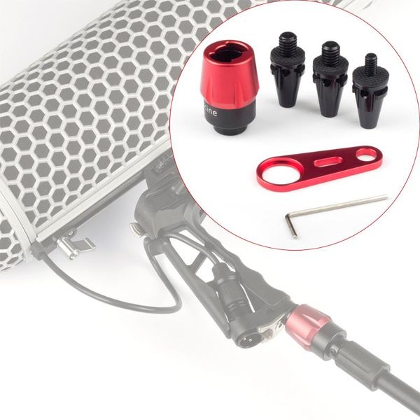 

mqr-03c mini quick release connector mount fr sound audio antenna fin microphone mic boom pole dslr rig camera ambient tripod heads