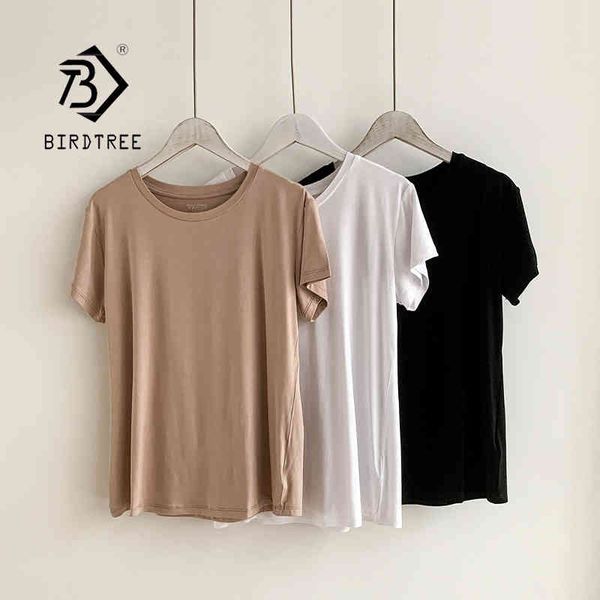 

summer new arrival women oversize white t-shirt short sleeve bf korean style tees loose girl solid basic t13701f 210430