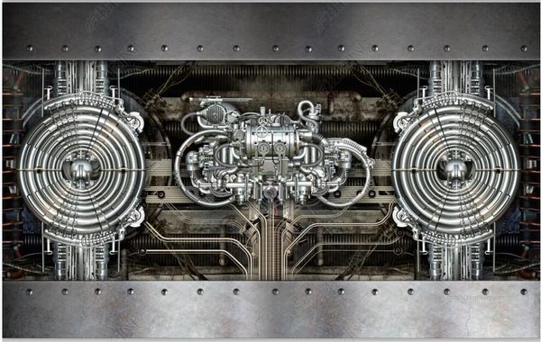 

wallpapers custom po mural 3d wallpaper cool metal machinery pipe bar ktv home decor wall murals for walls in rolls
