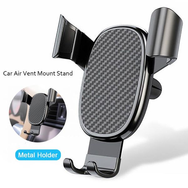 

cell phone mounts & holders car holder air vent mount stand no magnetic mobile universal gravity smartphone support