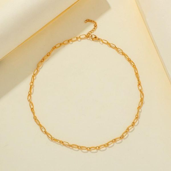 

chains european and american simple light luxury snake bone necklace women's clavicle chain hip hop jewelry, Silver