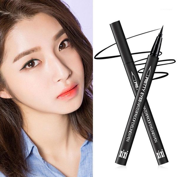 

long-lasting quick-drying eyeliner waterproof and not easy to discolor the naturally does smudge1