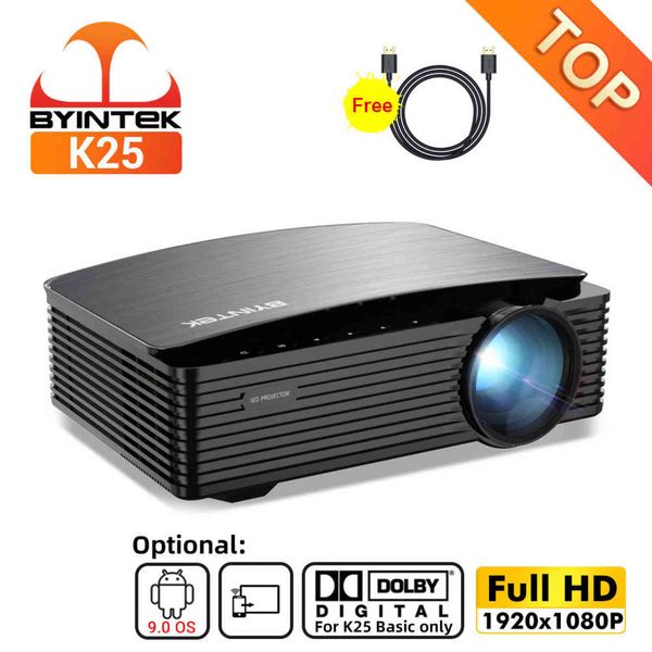 

byintek k25 full hd 4k 1080p lcd smart android wifi led video home theater projector 3d for movie game smartphone tablet h1117