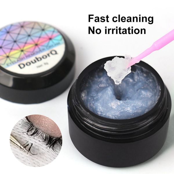 

grafting eyelash extension makeup remover glue 8g non-irritating plant adhesive gel remove eye lashes make up cream 1211