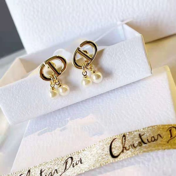 

earrings fashion pearl earrings net red versatile signature deals, Golden;silver