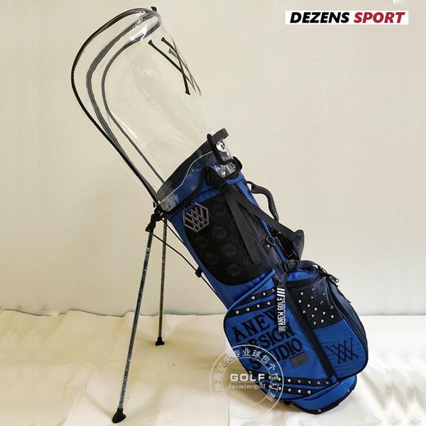 

fashion golf standard ball bag caddy cart stuff stand tripod two caps bags