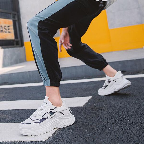 

2022 trendy and breathable sports shoes ashion air cushion flying ven lace-up mens shoes comfortable all- sneakers