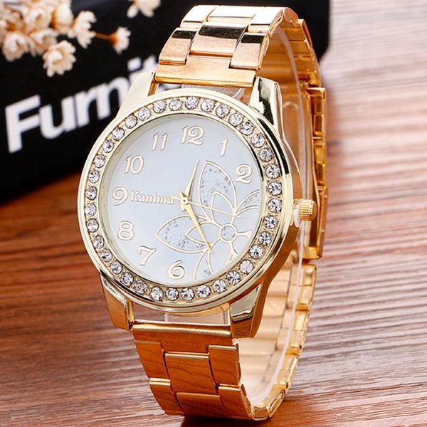

watches women luxury diamond stainless steel sport quartz wrist hour dial watch clock drop relogio feminino a50 wristwatches, Slivery;brown