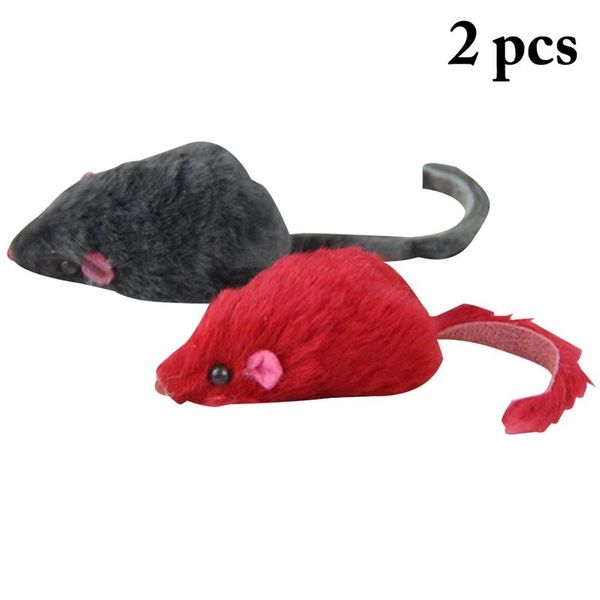 

cat toys 2pcs simulation mice lifelike kitten mouse chew pet toy plush dorakitten
