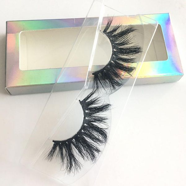 

6pairs/lot 3d mink lashes 25mm eyelashes custom packaging available1