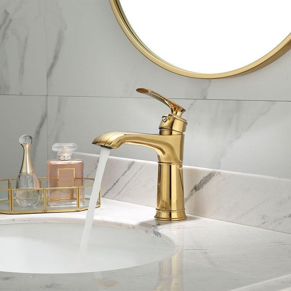 

bathroom sink faucets faucet up gold basin cold and brass mixer tap single handle deck mounted water