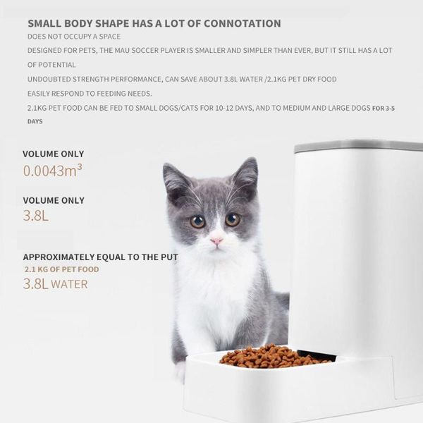 

pet automatic feeder dog cat puppy drinker water dish bowl auto dispenser self-dispensing gravity bowls & feeders