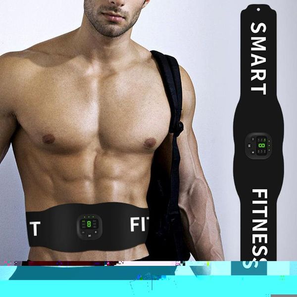 

abdominal toning belt fitness massage trainer electric waist muscle massager support stimulator w8x8 accessories