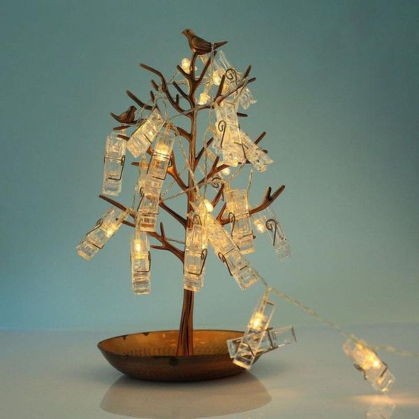 

strips 1.5m led string lights po clip battery powered christmas year party valentine's wedding festive ramadan fairy home decor