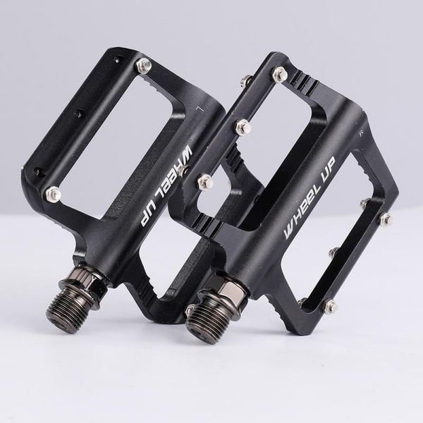 

bike pedals wheel up ultralight bicycle pedal non-slip foot mountain bikes aluminum alloy body bearing dead accessories