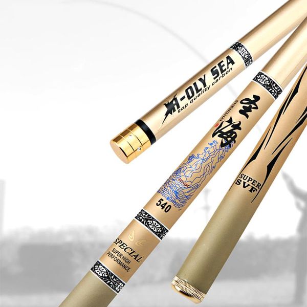 

super hard light hand pole 2.7m-9m fishing rod portable design high carbon spare parts a244 boat rods