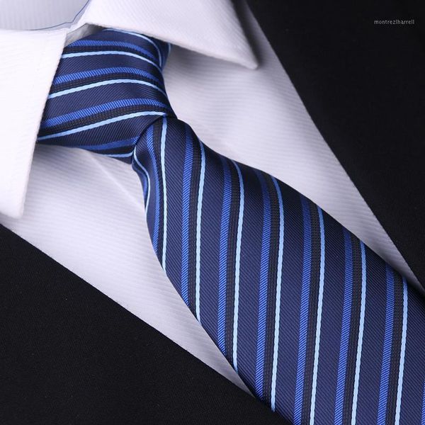 

brand new fashion men 7cm wine red navy blue necktie work formal suit wedding party tie for men with gift box1, Black;gray