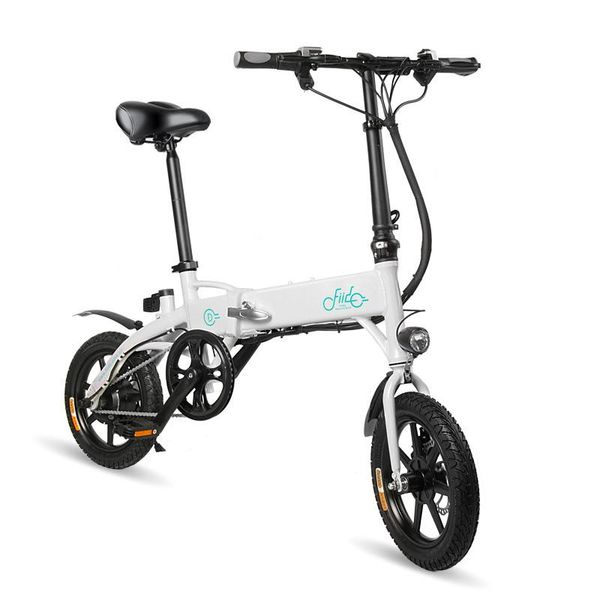 

electric bicycle d1 folding e-bike 10.4ah 25km/h 55 km mileage 17.5kg 1 year warranty, Silver;blue