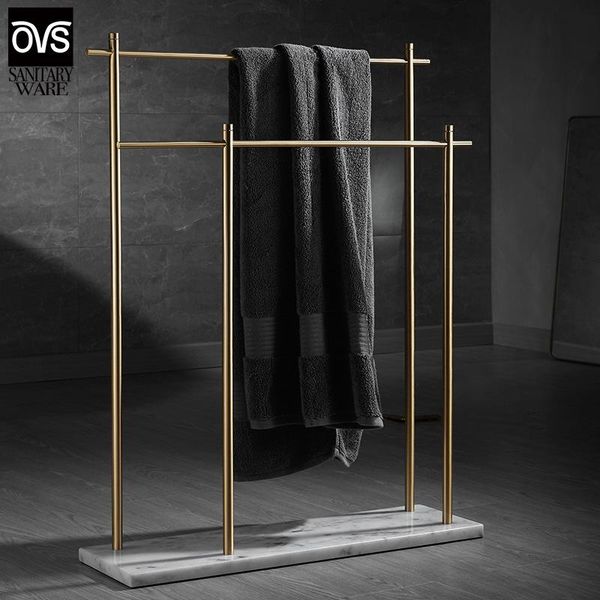 

towel racks bathroom brass marble rack floor bar shelves bath