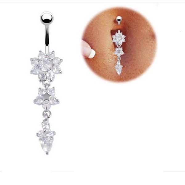 

fashion of human body puncture with zircon tassel steel