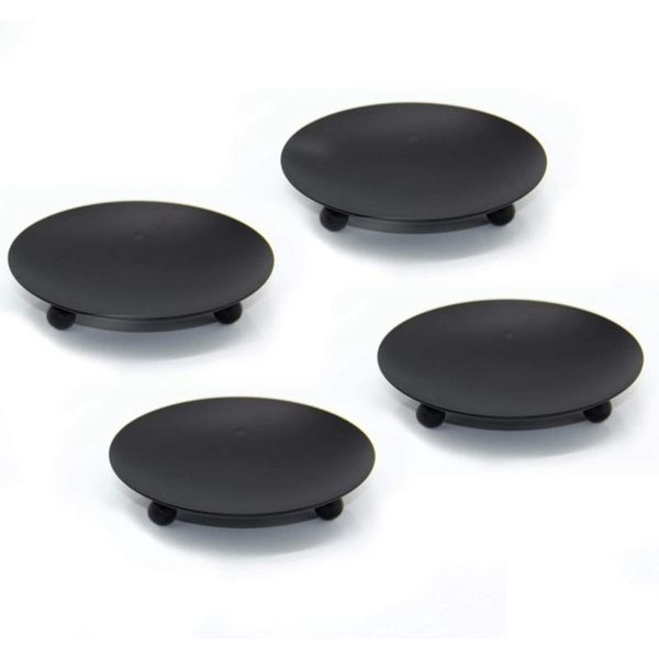 

pieces iron plate candle holder, pillar candlestick holders for led & wax candles wedding home decoration