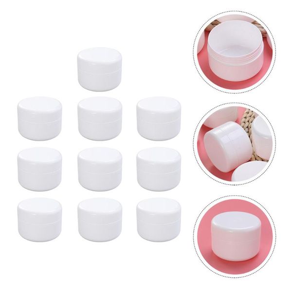 

storage bottles & jars 10pcs cosmetics empty makeup samples pots creams box