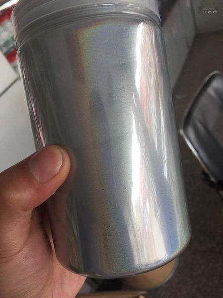 

nail glitter wholesale- silver holographic chameleon pigment nails pigment1, Silver;gold