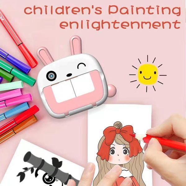 

digital cameras 1080p 2.4'' hd video camera cute wifi kids print children instant for child toys po gifts