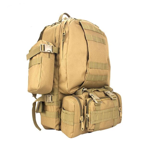 

fishing accessories hunting tactical backpack men's military 4 in 1 molle bag outdoor hiking climbing army camping bags